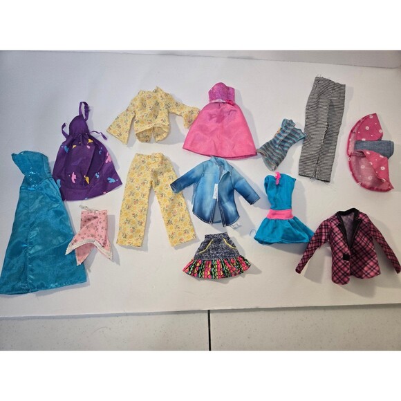 Barbie Other - Lot of DAMAGED Doll Clothes Barbie Ken Skipper Holes Missing Straps